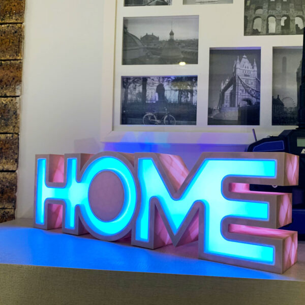 Smart Letreiro Luminoso Home 40 cm (works with Alexa) - Imagem 2