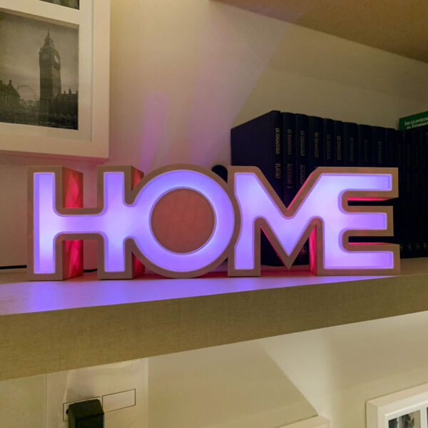 Smart Letreiro Luminoso Home 40 cm (works with Alexa) - Imagem 3